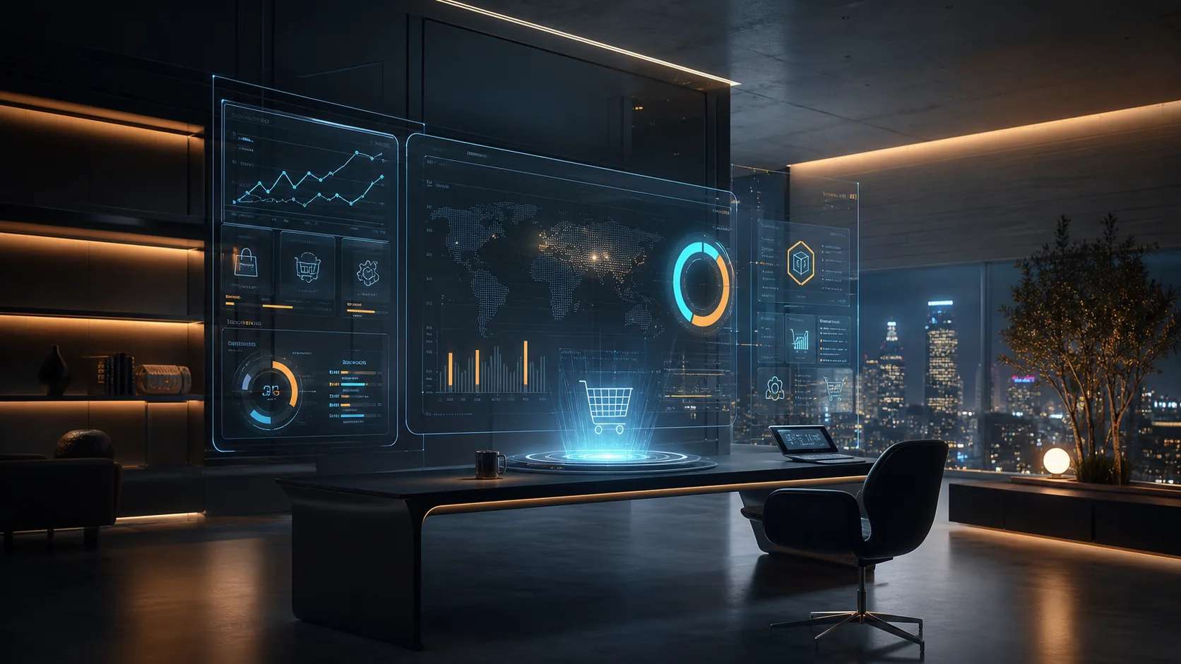 Spatial commerce command center